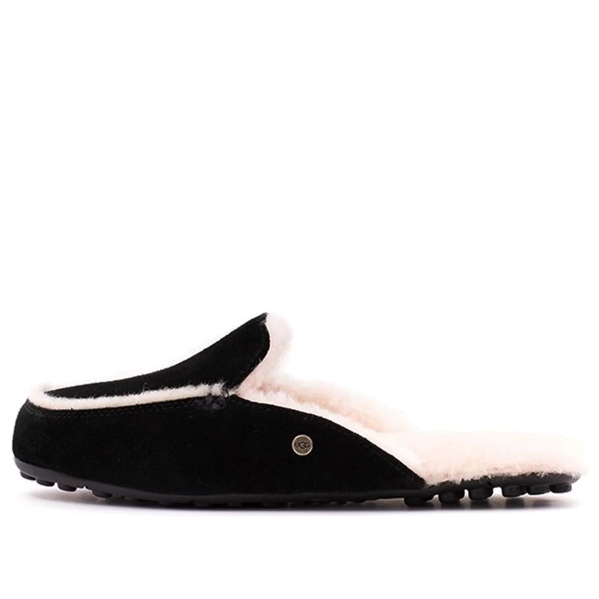 (WMNS) UGG Lane Slip-On Loafers 'Black' 1020027-BLK - 1