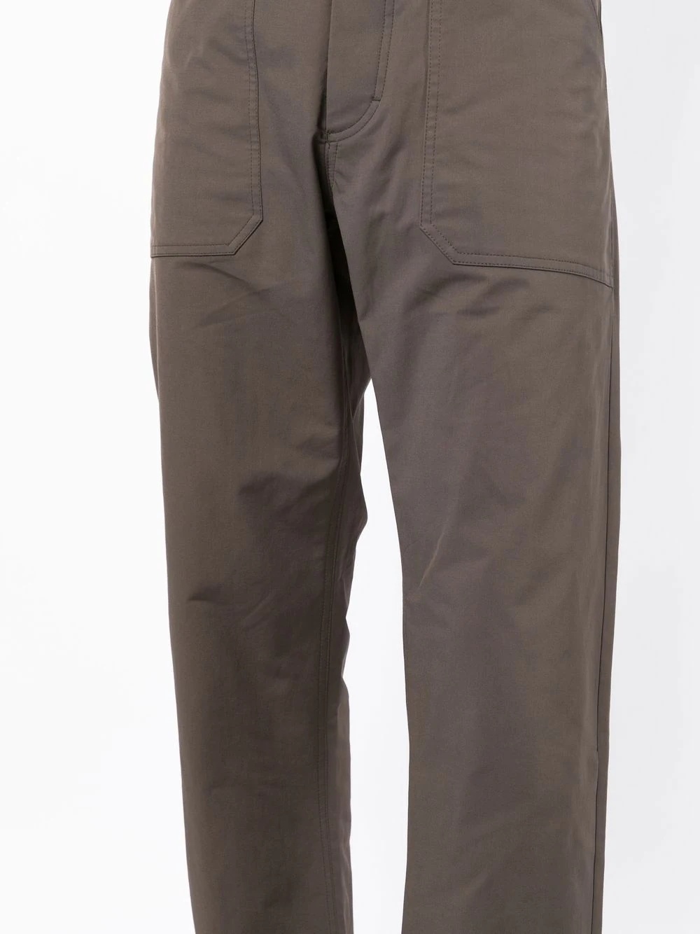 high-rise straight-leg trousers - 5