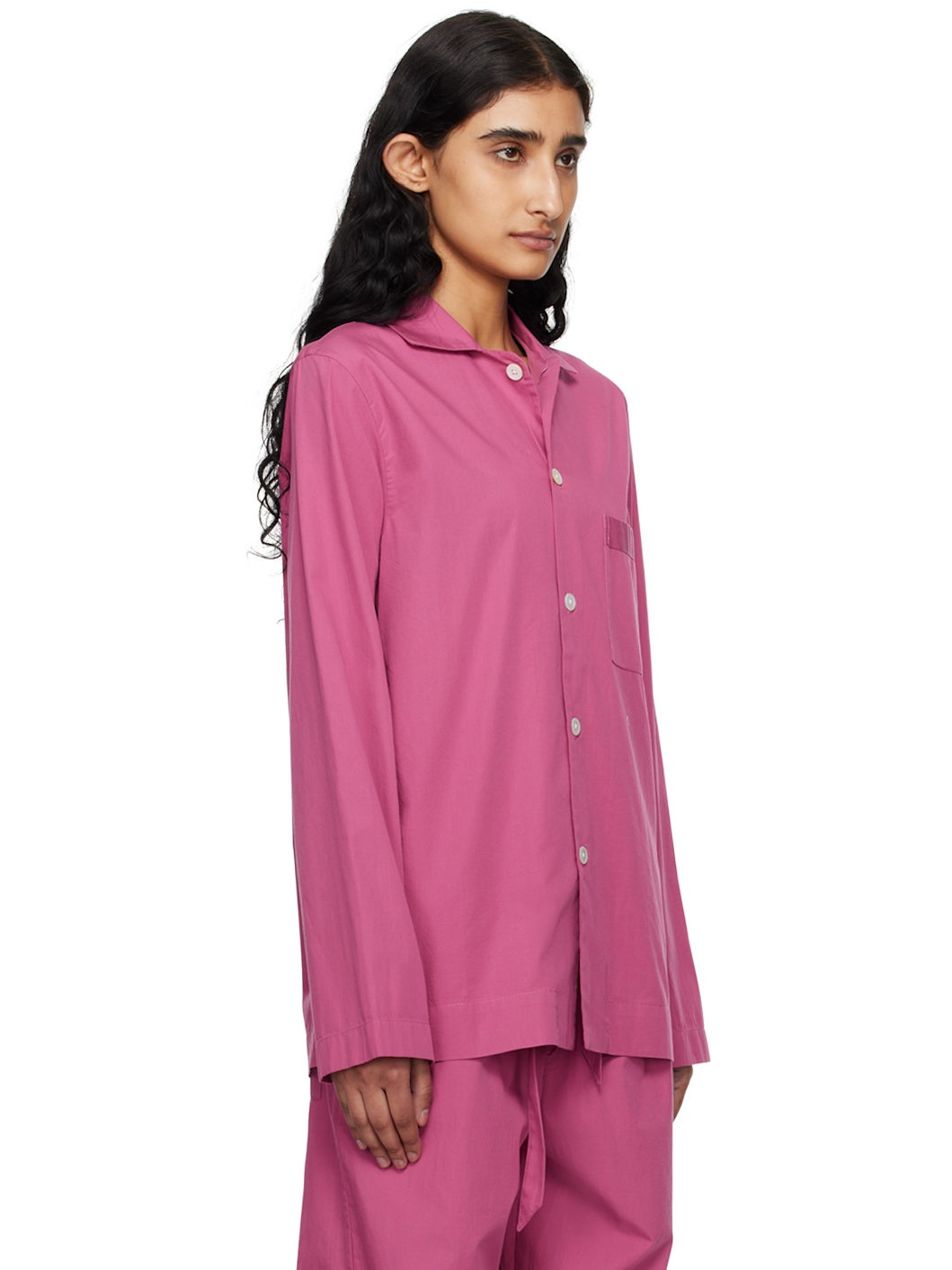 Purple Long Sleeve Pyjama Shirt - 2