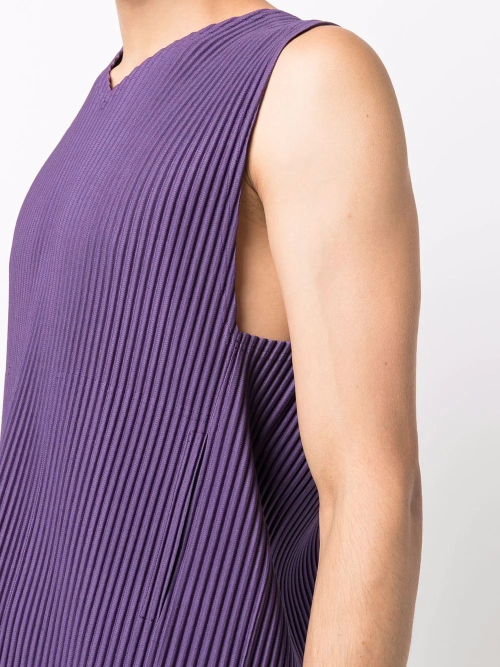 pleated lightweight tank top - 5