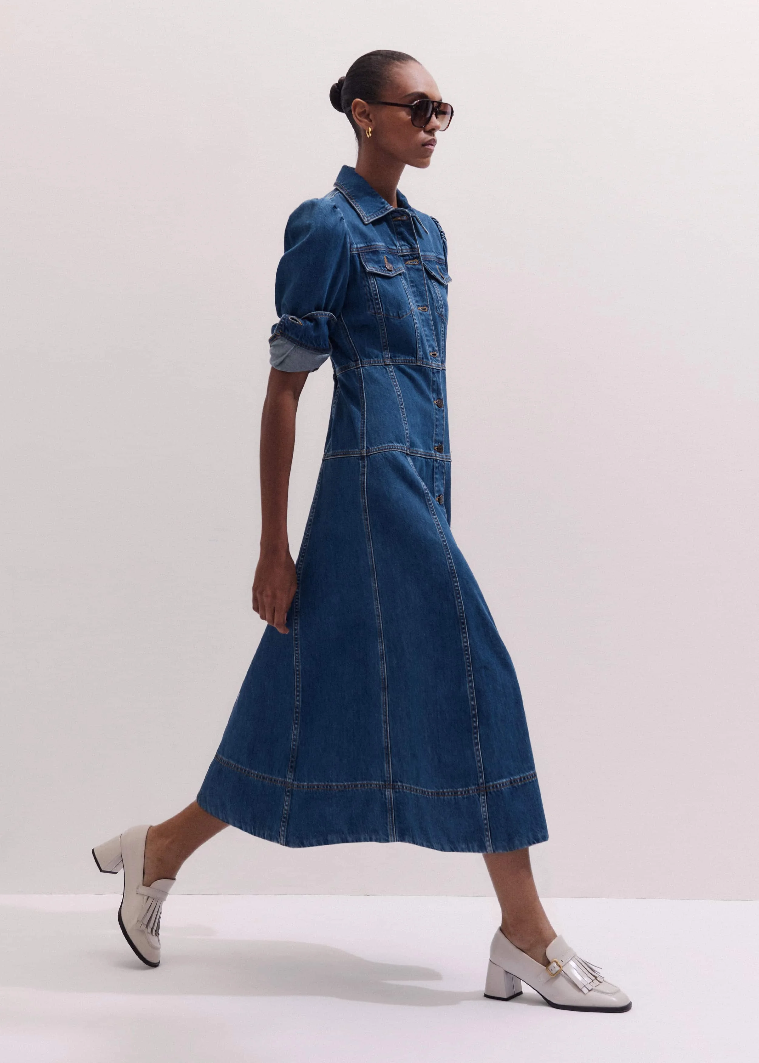 Fit + Flare Midi Dress - 1