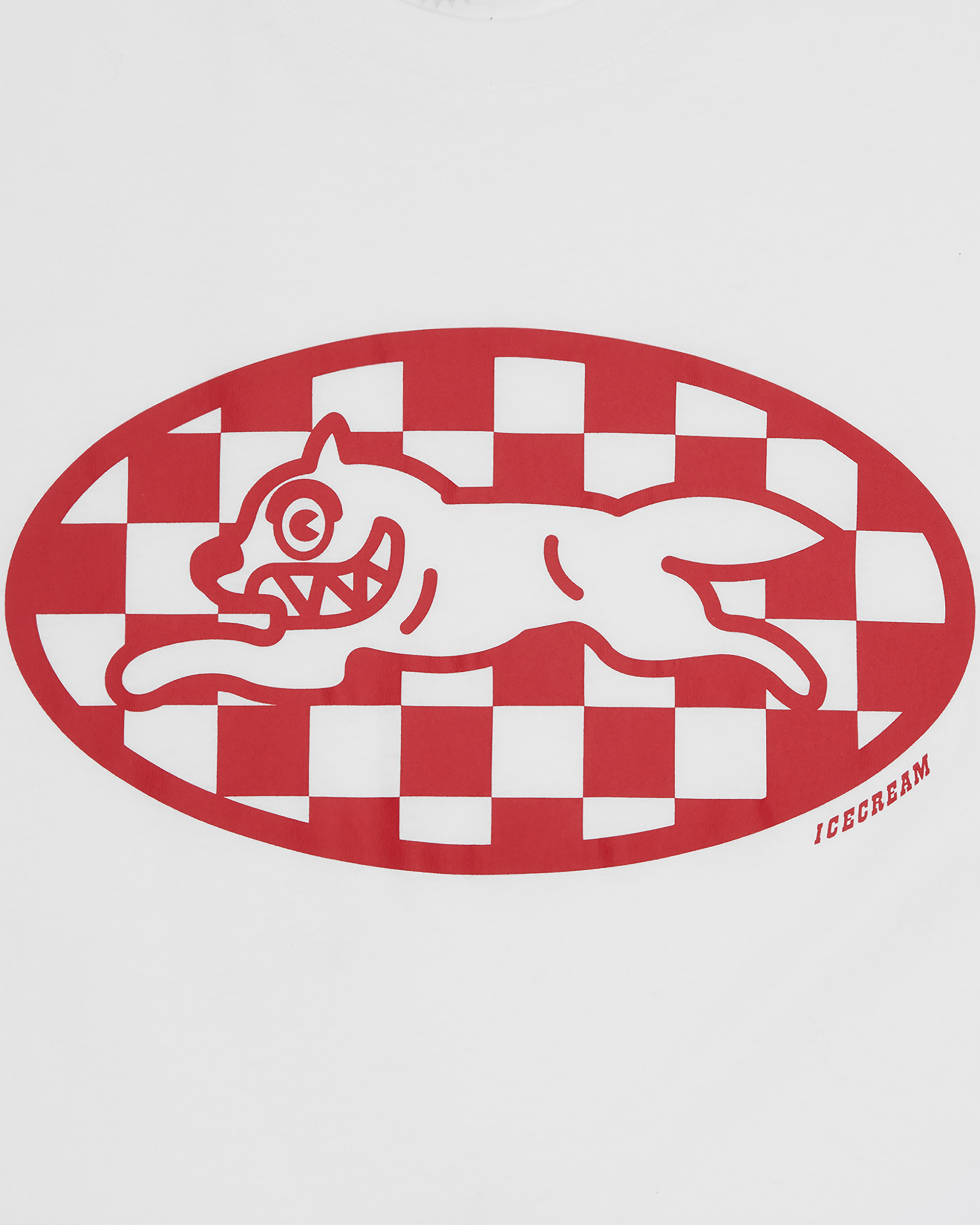 CHECKER RUNNING DOG T-SHIRT - 3
