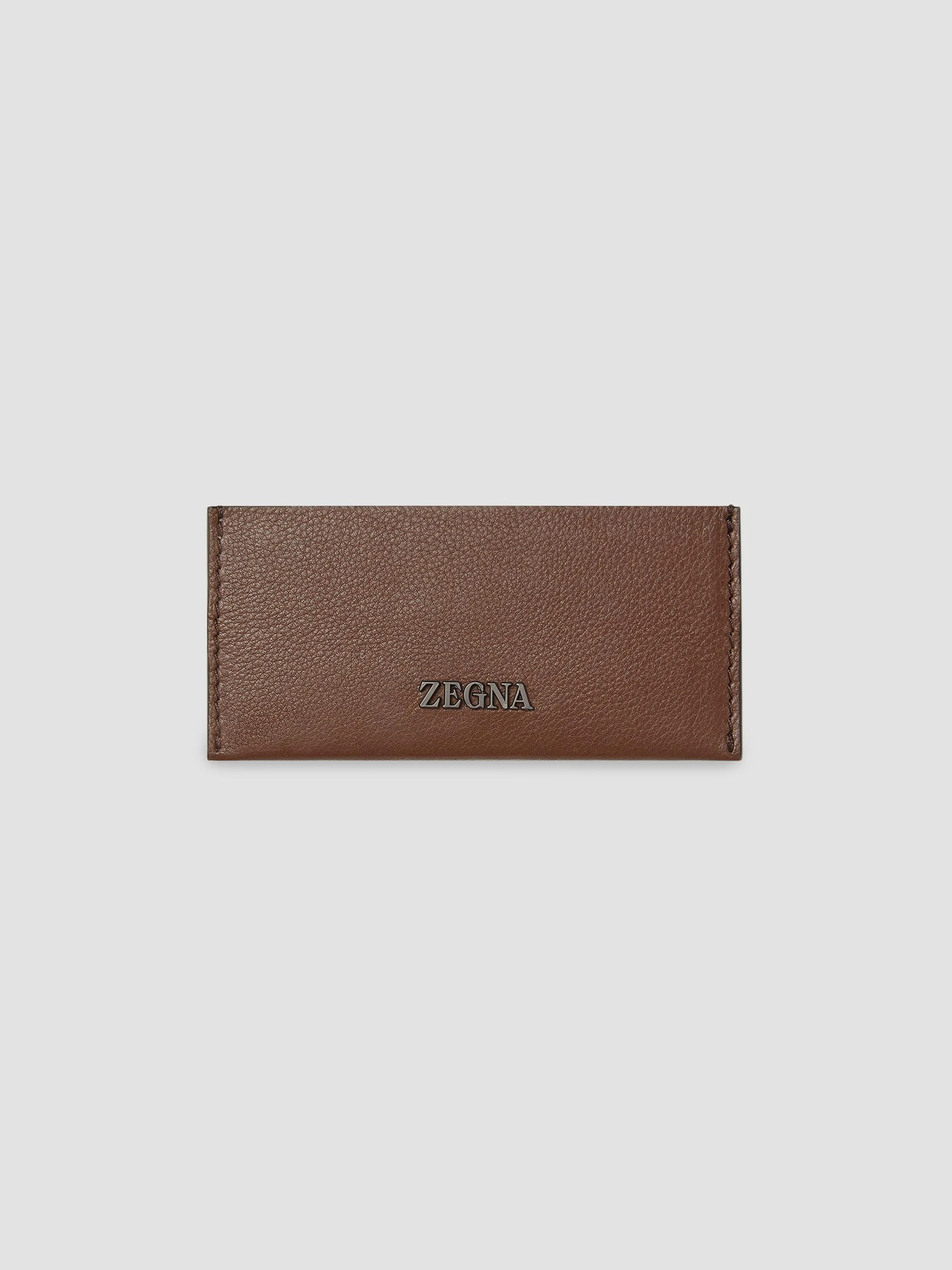 Men's Secondskin Card Case - Brown - 1