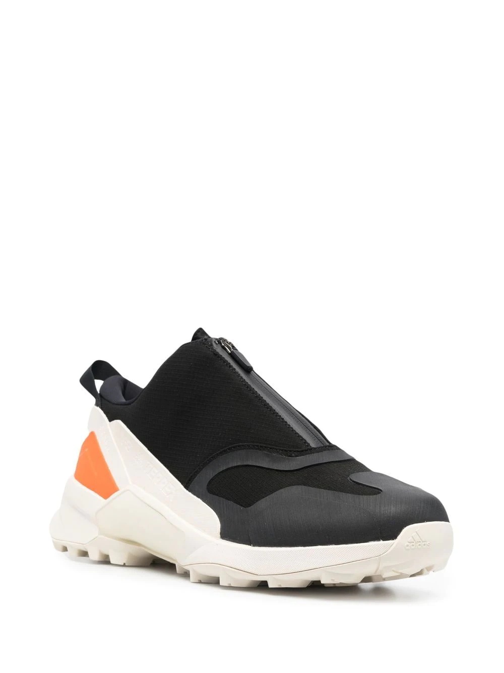 zipped low-top sneakers - 2