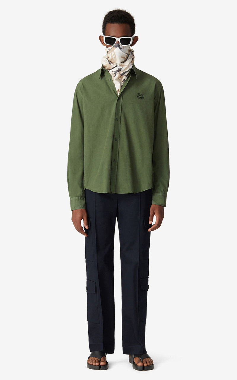 KENZO Tiger Crest casual shirt outlook