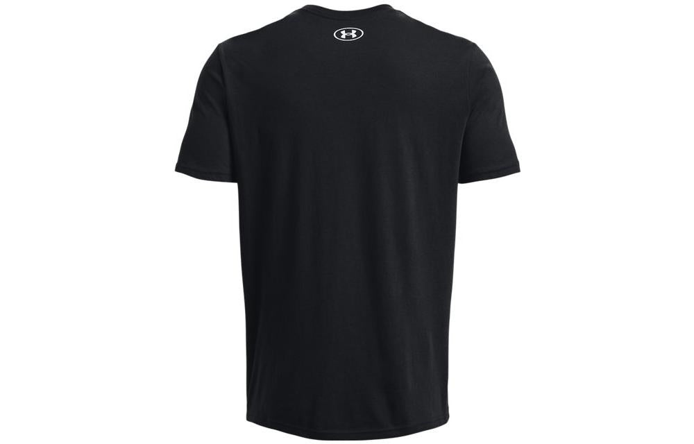 Under Armour Camo Chest Stripe Short Sleeve T-shirt 'Black White' 1376830-001 - 2