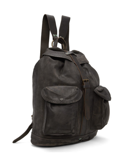 RRL by Ralph Lauren Brown Leather Rucksack Backpack outlook