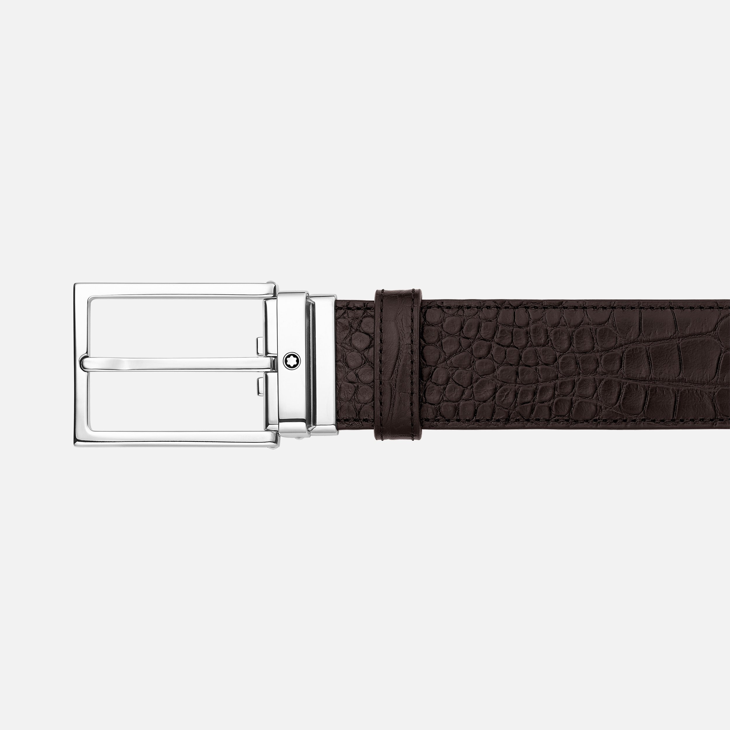Brown 35 mm leather belt - 2