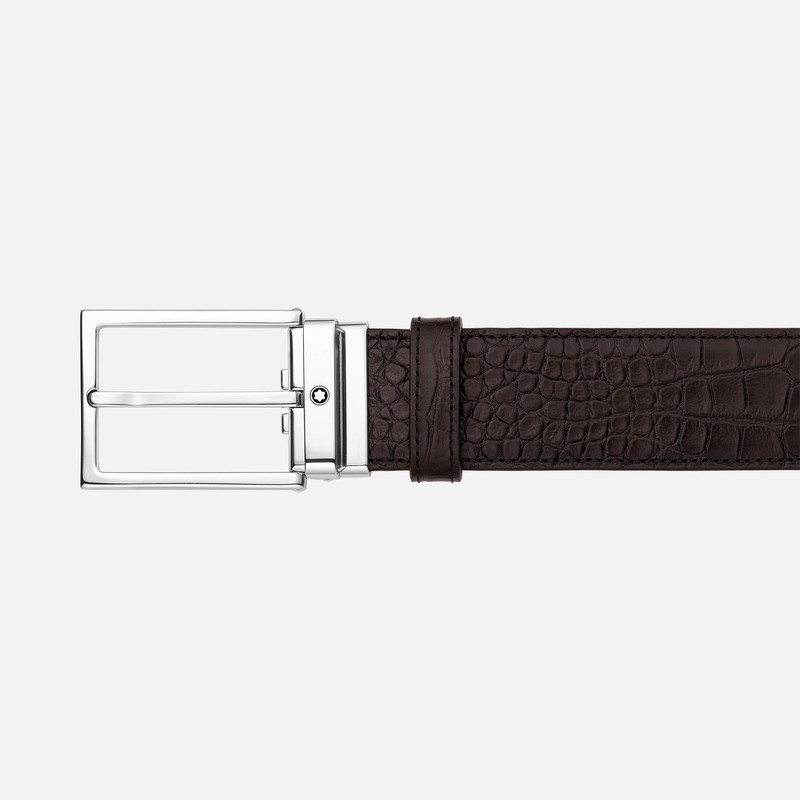 Montblanc Brown 35 mm leather belt outlook