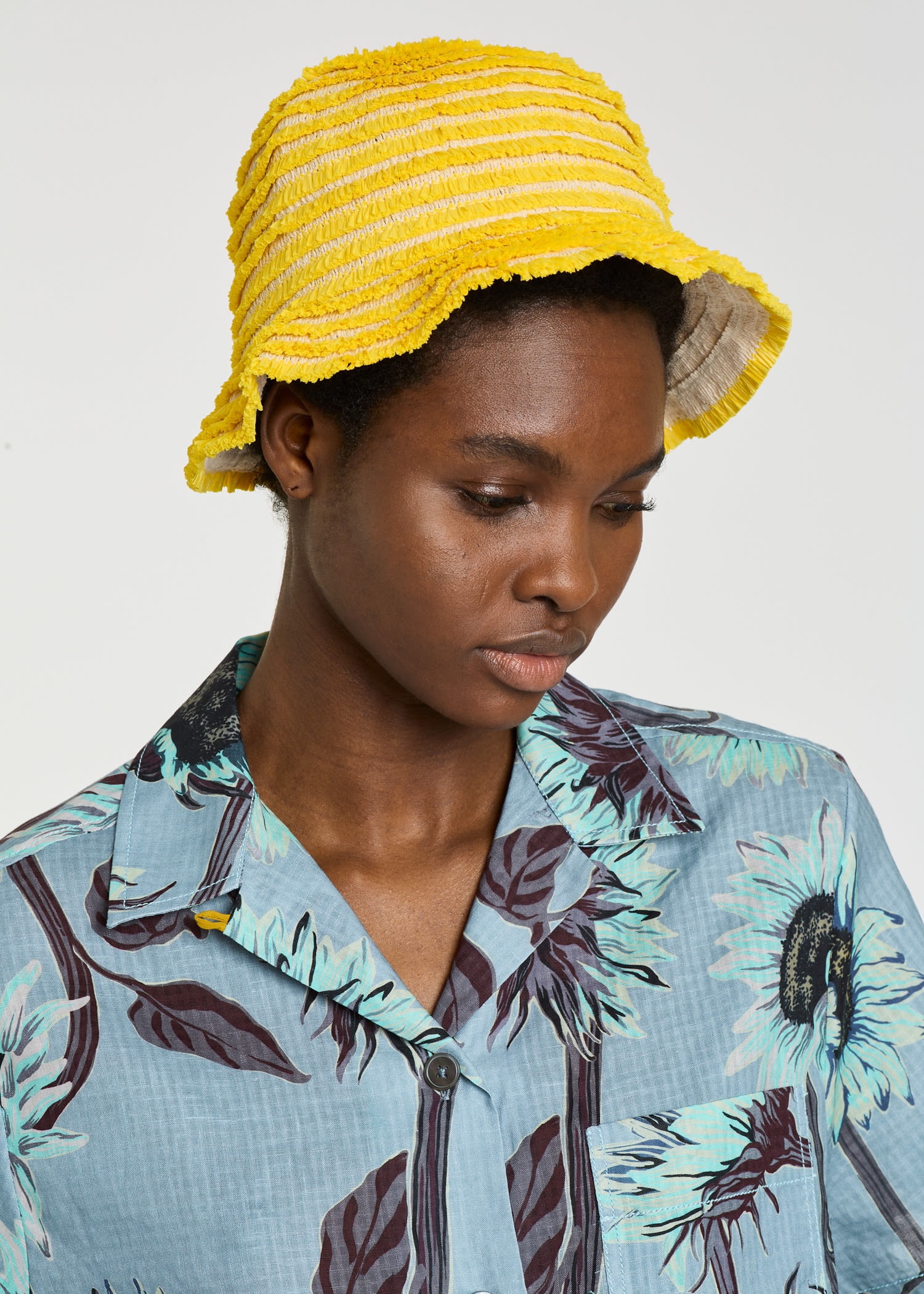 Fringe Bucket Hat - 5