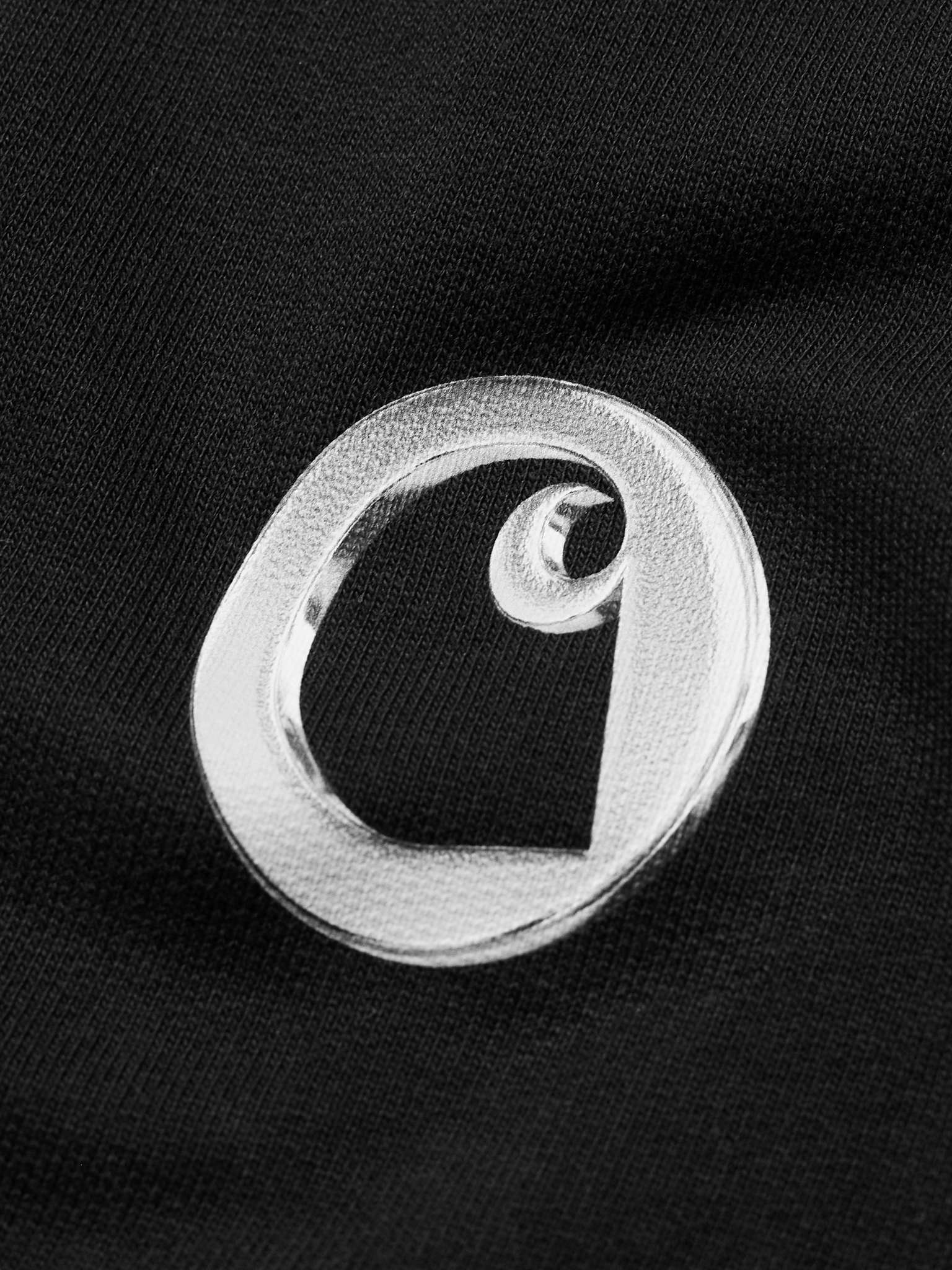 Logo-Print Cotton-Blend Jersey Hoodie - 4