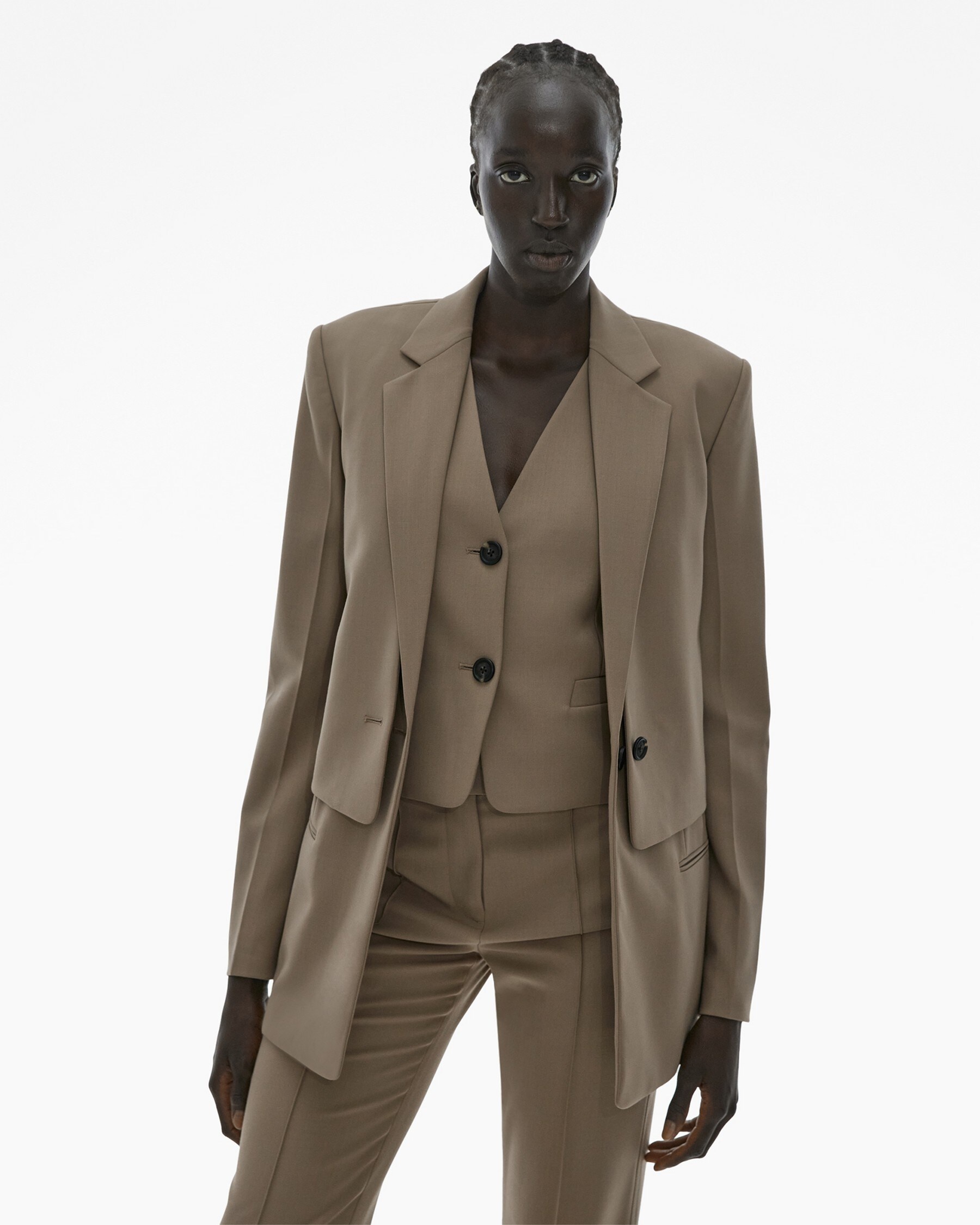 LAYERED CUT-OUT BLAZER - 3