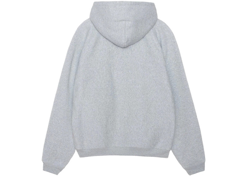Stüssy Stussy Raglan Zip Hoodie Grey Heather outlook