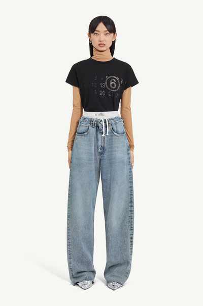 MM6 Maison Margiela Layered jeans outlook
