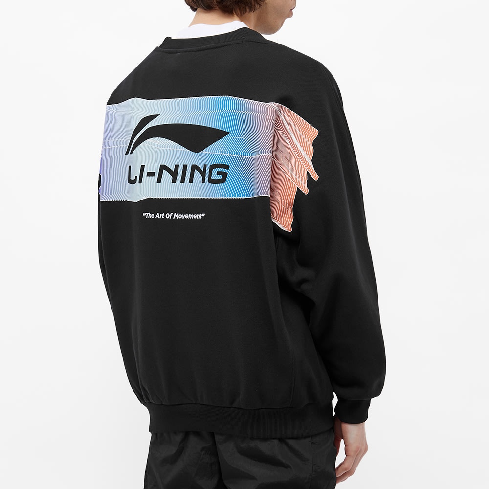 Li-Ning Logo Printed Crew Sweat - 5