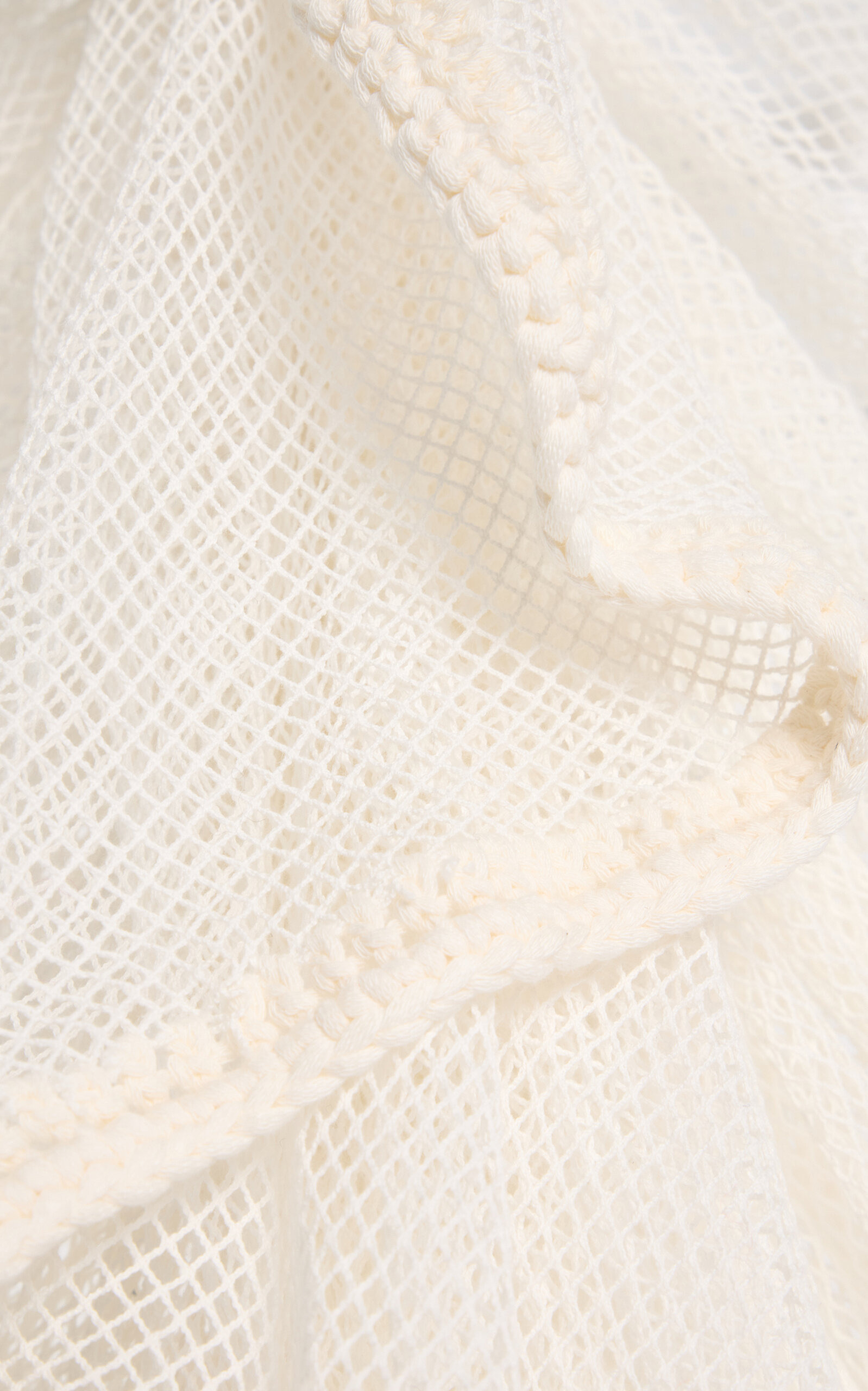 Wave Cotton-Blend Skirt ivory - 5