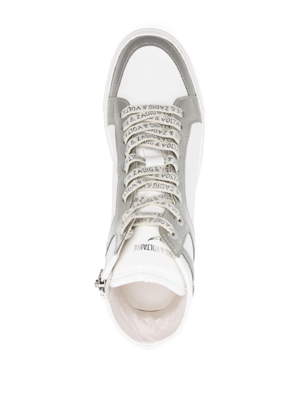 High Flash Infinity leather sneakers - 4