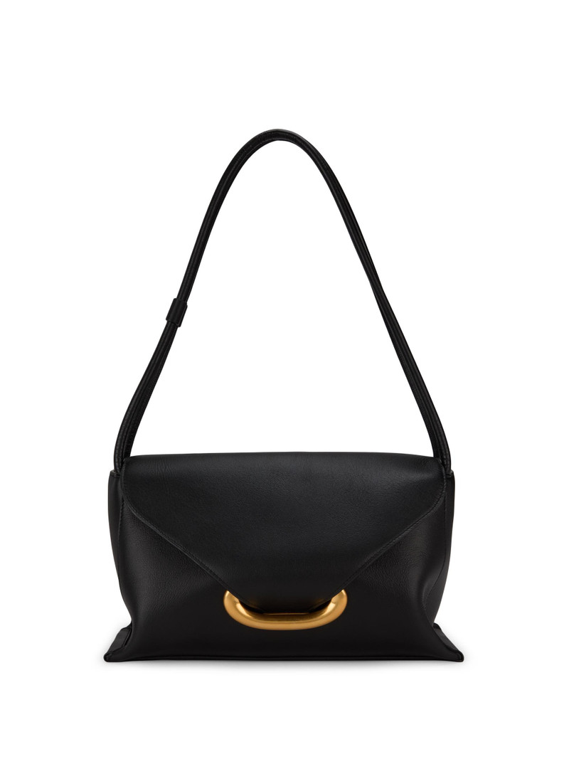 Women's Veneto Leather Shoulder Bag - Black 1