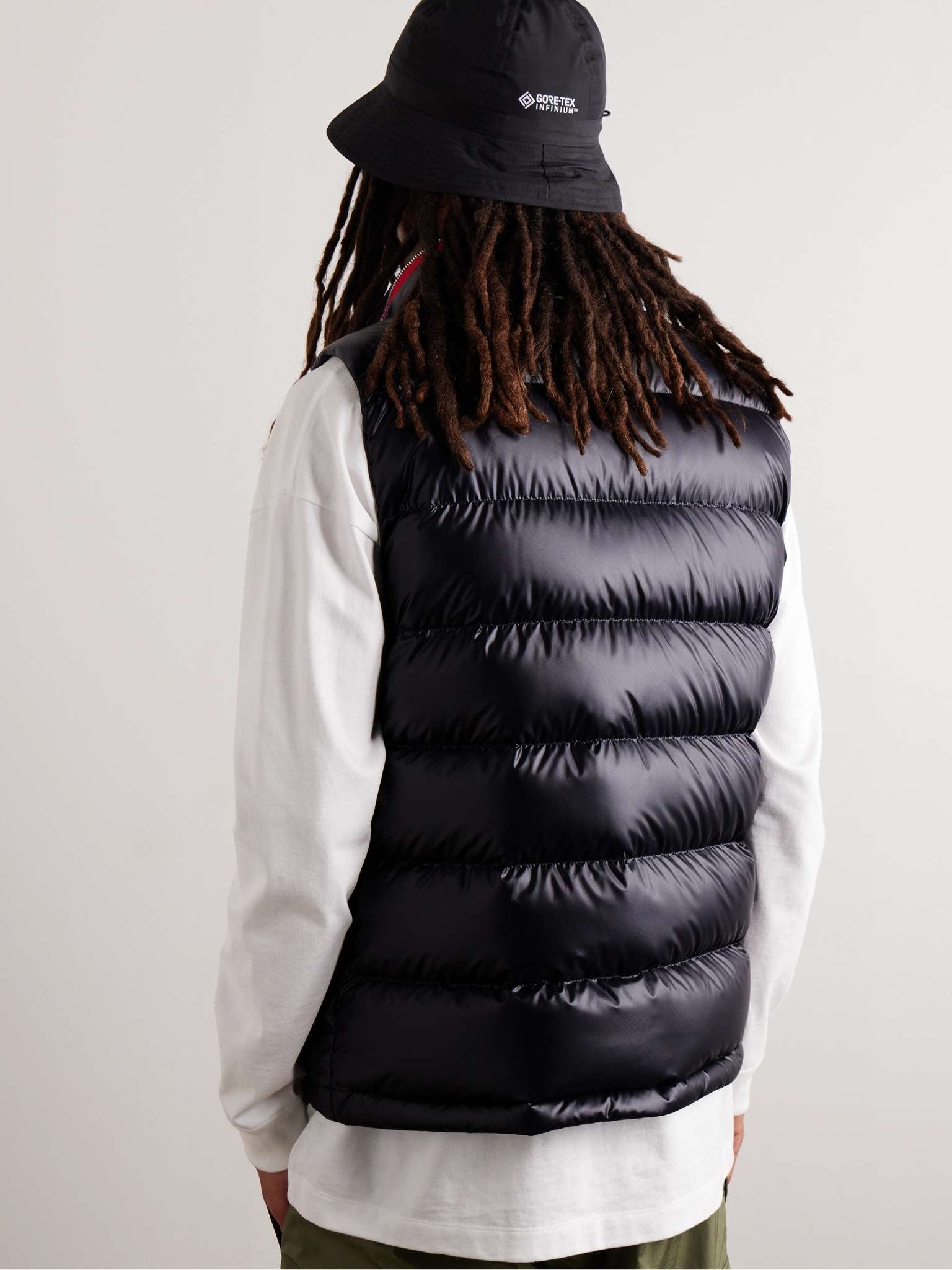 Ouse Logo-Appliquéd Quilted Shell Down Gilet - 4