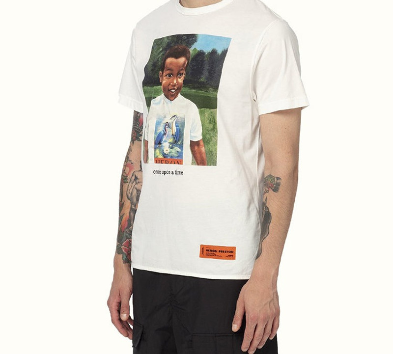 Heron Preston HERON PRESTON Little Boy Printing Short Sleeve White HMAA011S209140190188 outlook