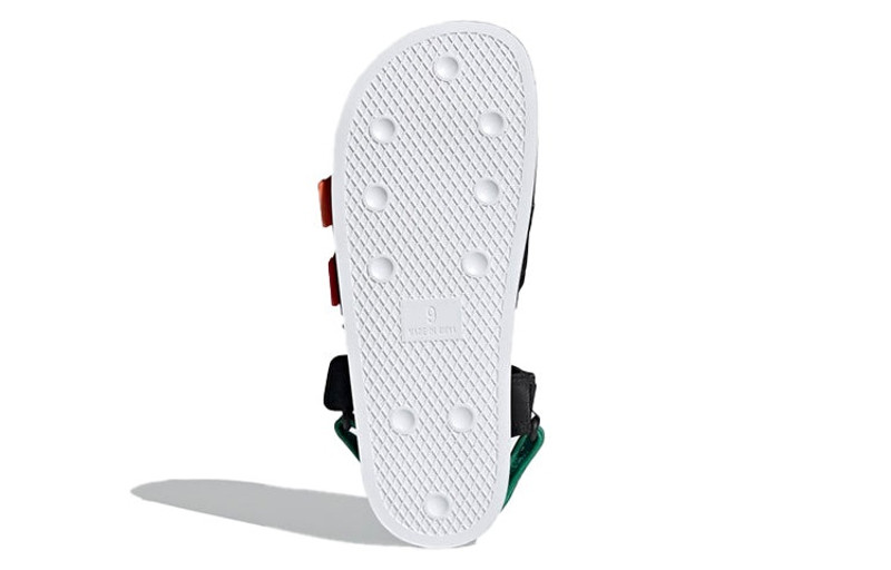 adidas Adilette Sandal 4.0 'Black Scarlet True Orange' GZ8827 6