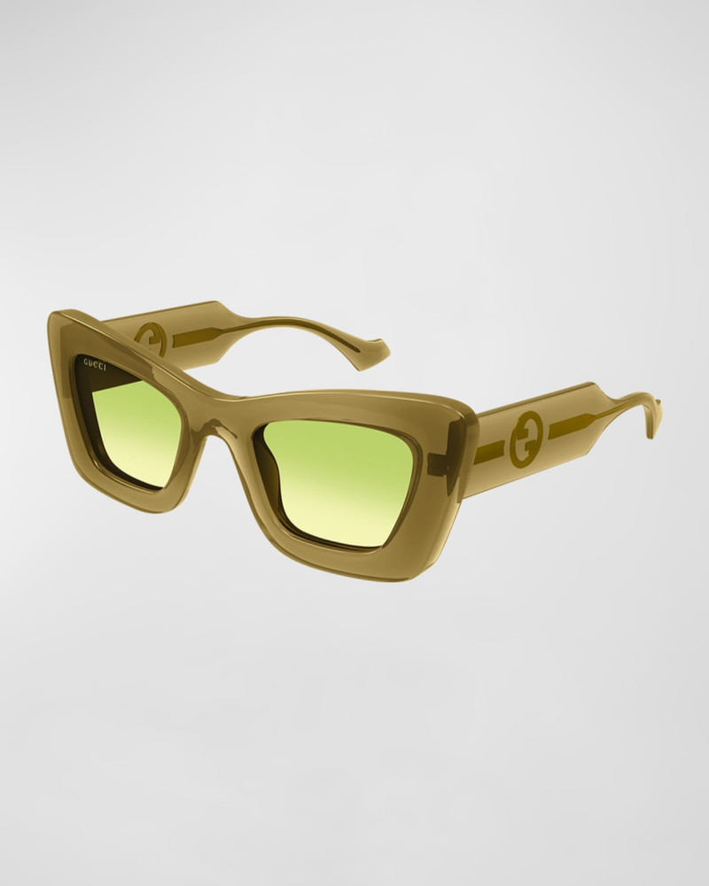 GUCCI GG Plastic Cat-Eye Sunglasses outlook