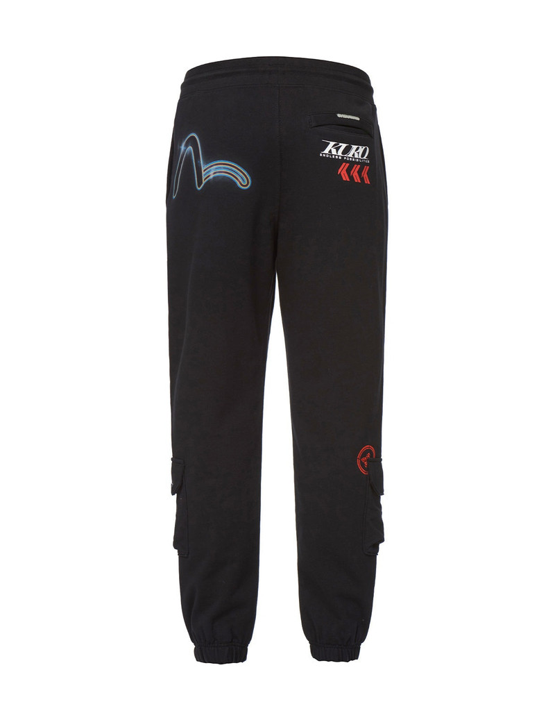 Eclipse Seagull Print Cargo Sweatpants 7