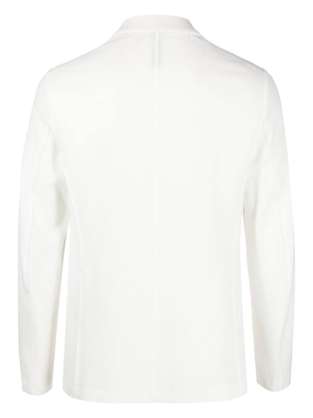 single-breasted cotton blazer - 2
