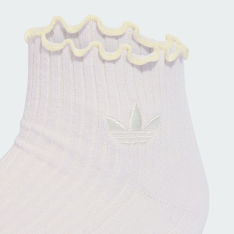 RUFFLE QUARTER SOCKS 4