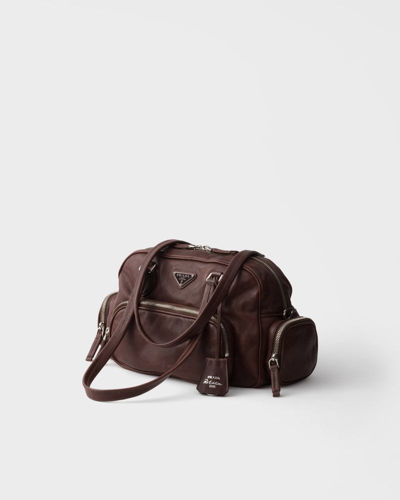 Medium leather top-handle bag 3