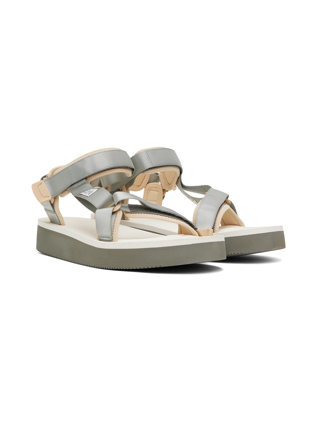 Gray & White DEPA-2PO Sandals - 4