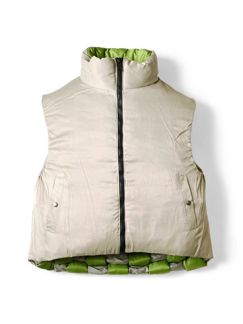 KAPITAL Rip Stop Nylon KEEL-WEAVING Vest 'Black' 3