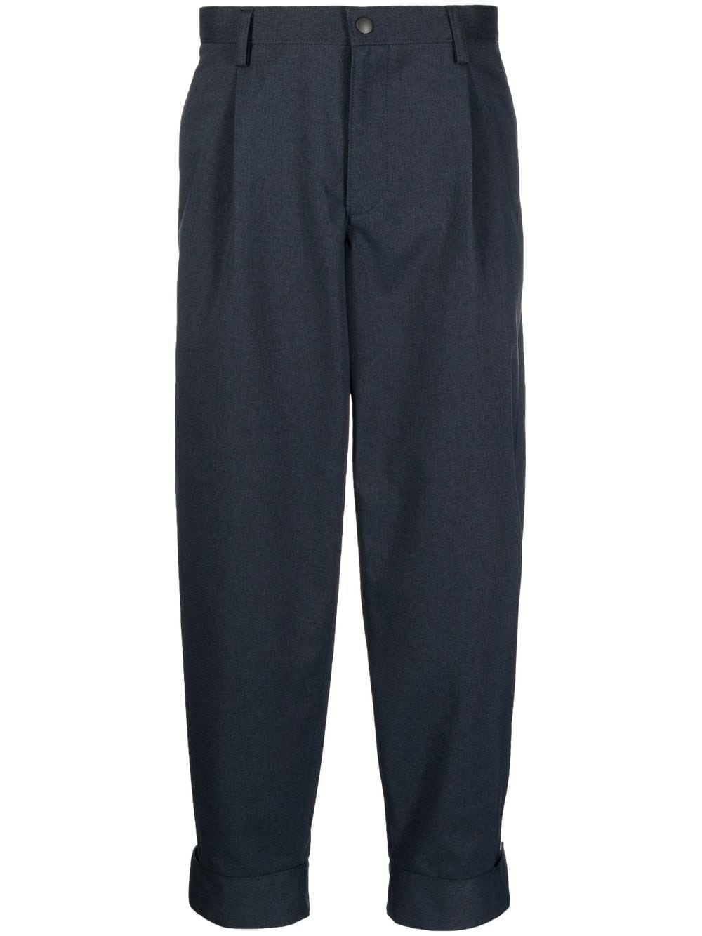 tapered cropped trousers - 1