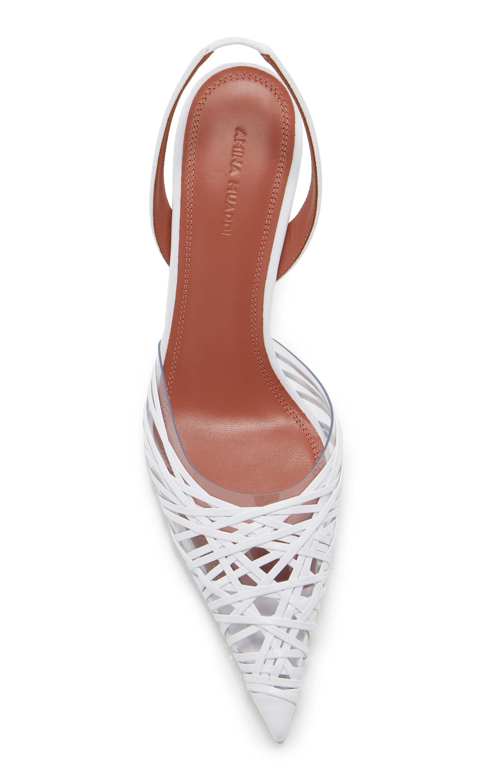 Lori Leather Slingback Pumps white - 3