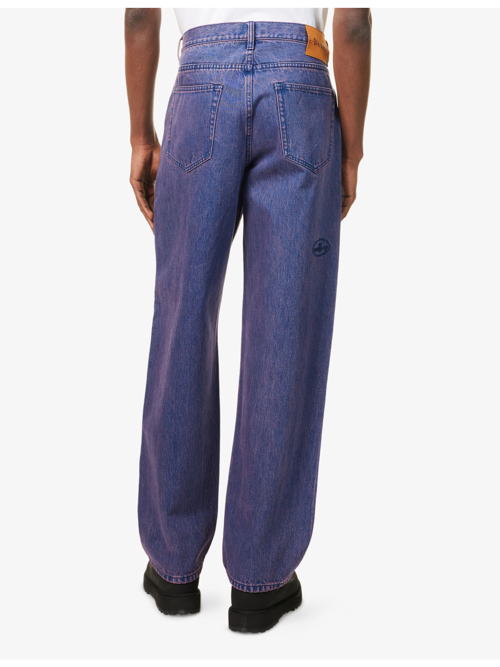 Five Pocket 100 Baggy-Fit Denim Jeans - 4