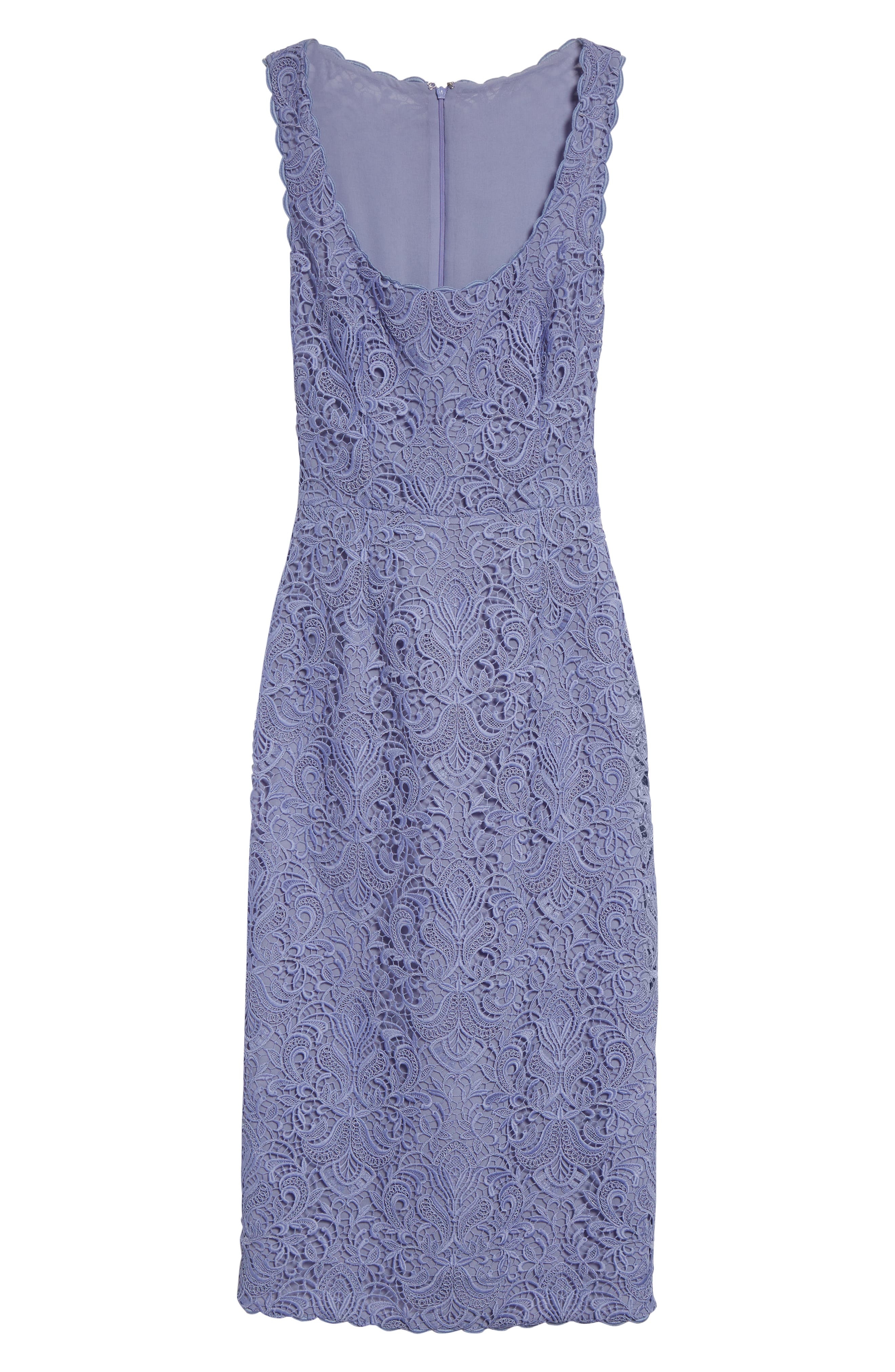 Etro Guipure Lace Midi Dress in Glicine 2 at Nordstrom - 6