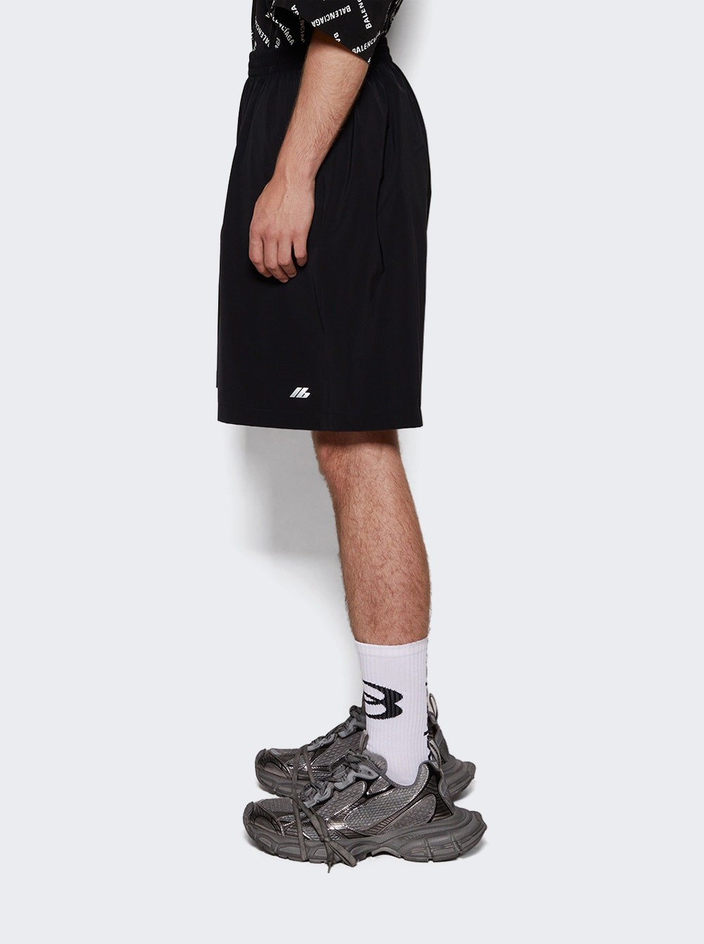 Activewear Stretch Shorts Black - 4