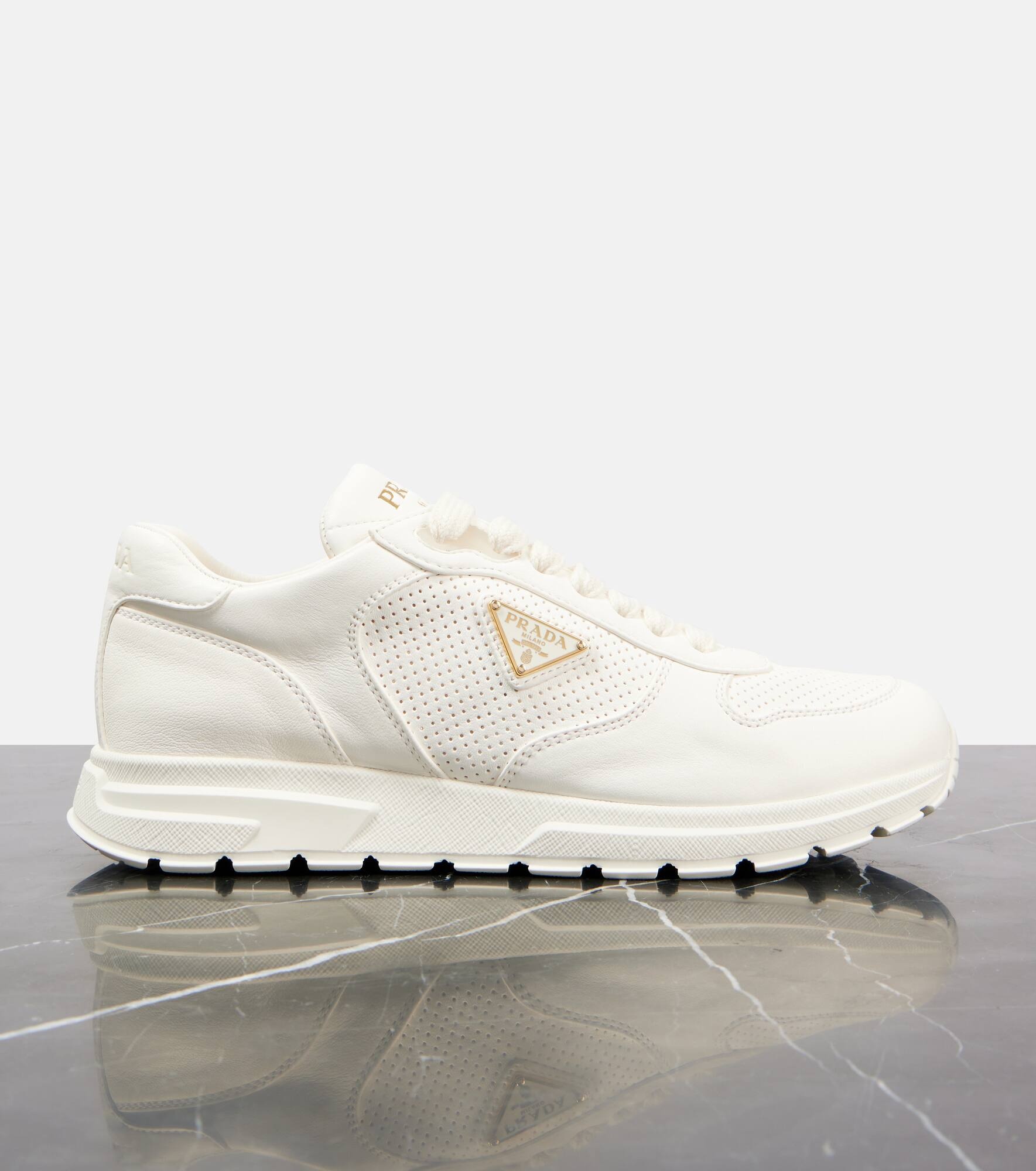Leather sneakers - 5