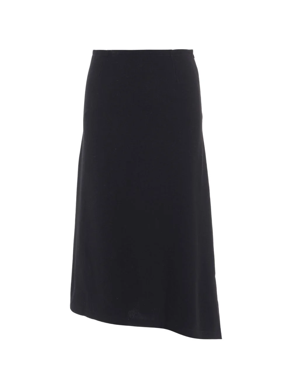 asymmetric ruffled midi skirt - 1