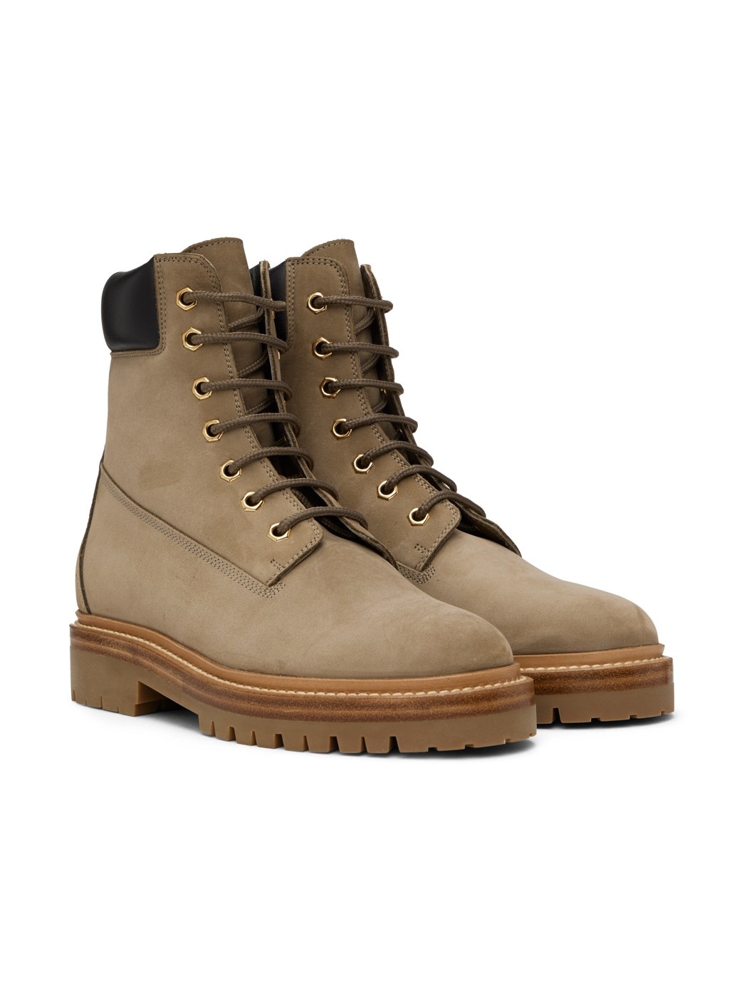 Khaki Trekking Boots - 4