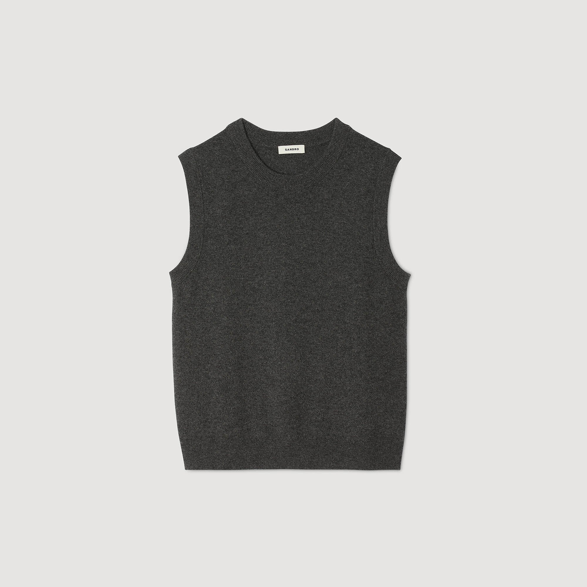CASHMERE VEST TOP - 6