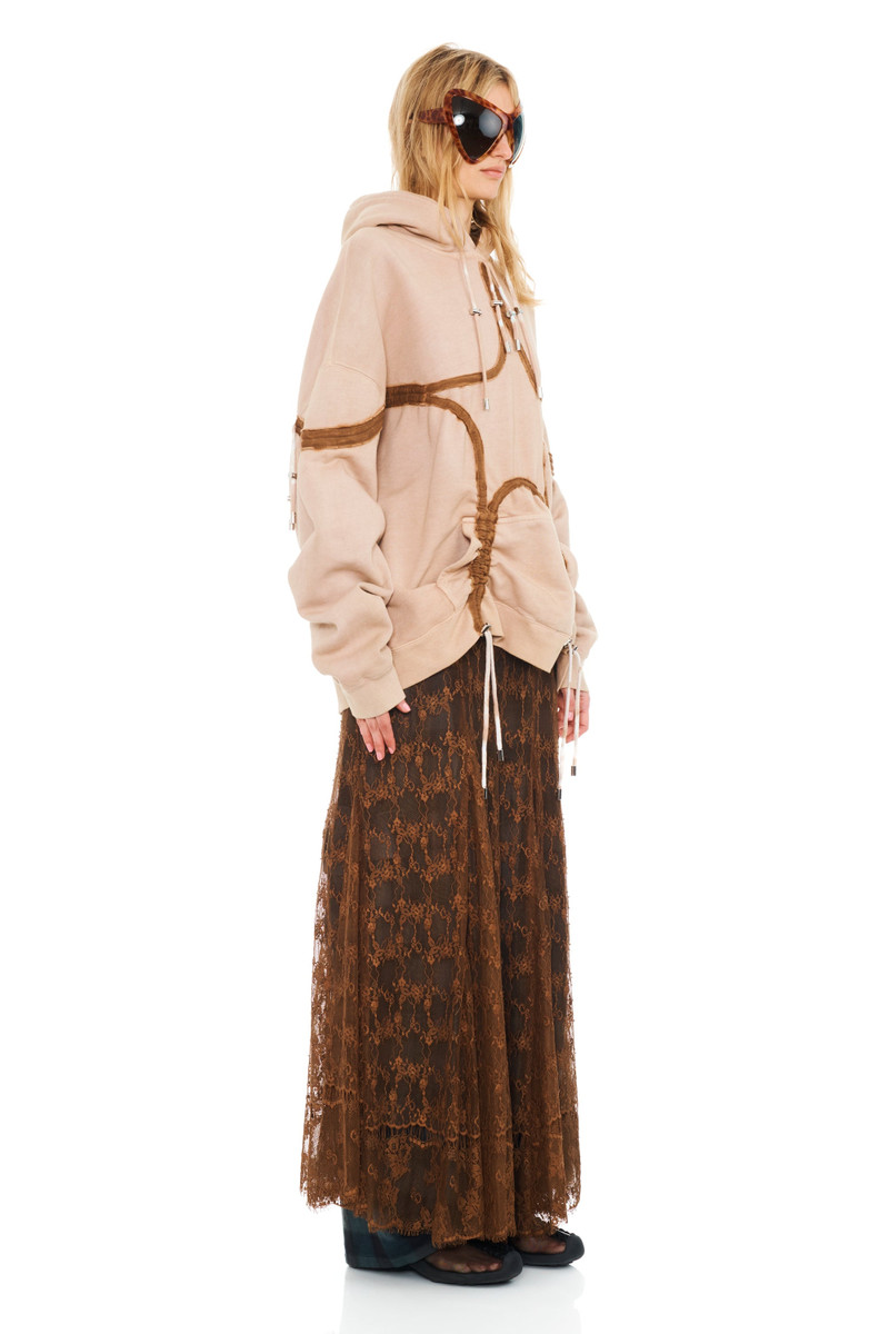 Collina Strada CAMEL STAR HOODIE outlook