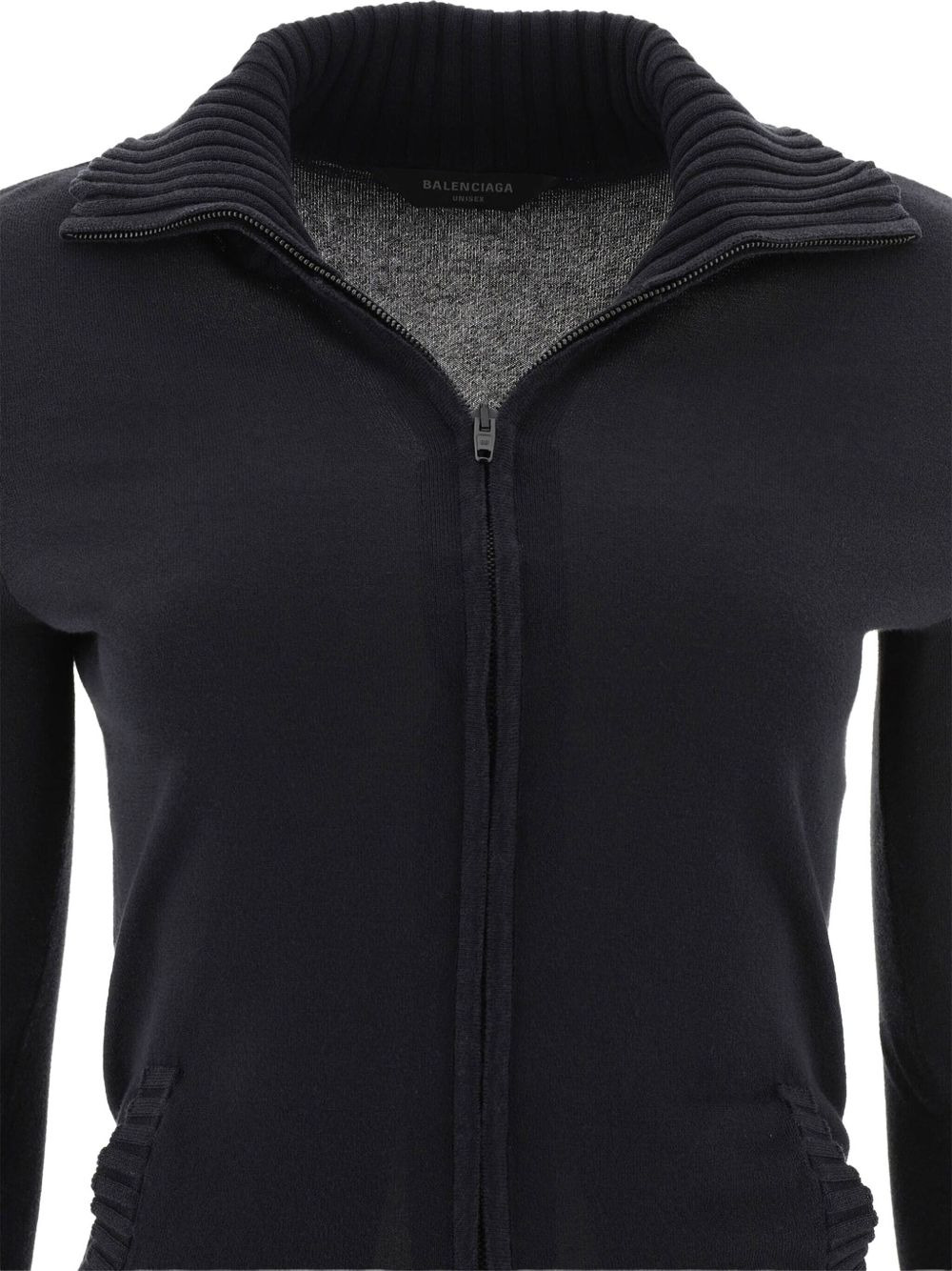 knot-detailing cotton-blend cardigan - 3