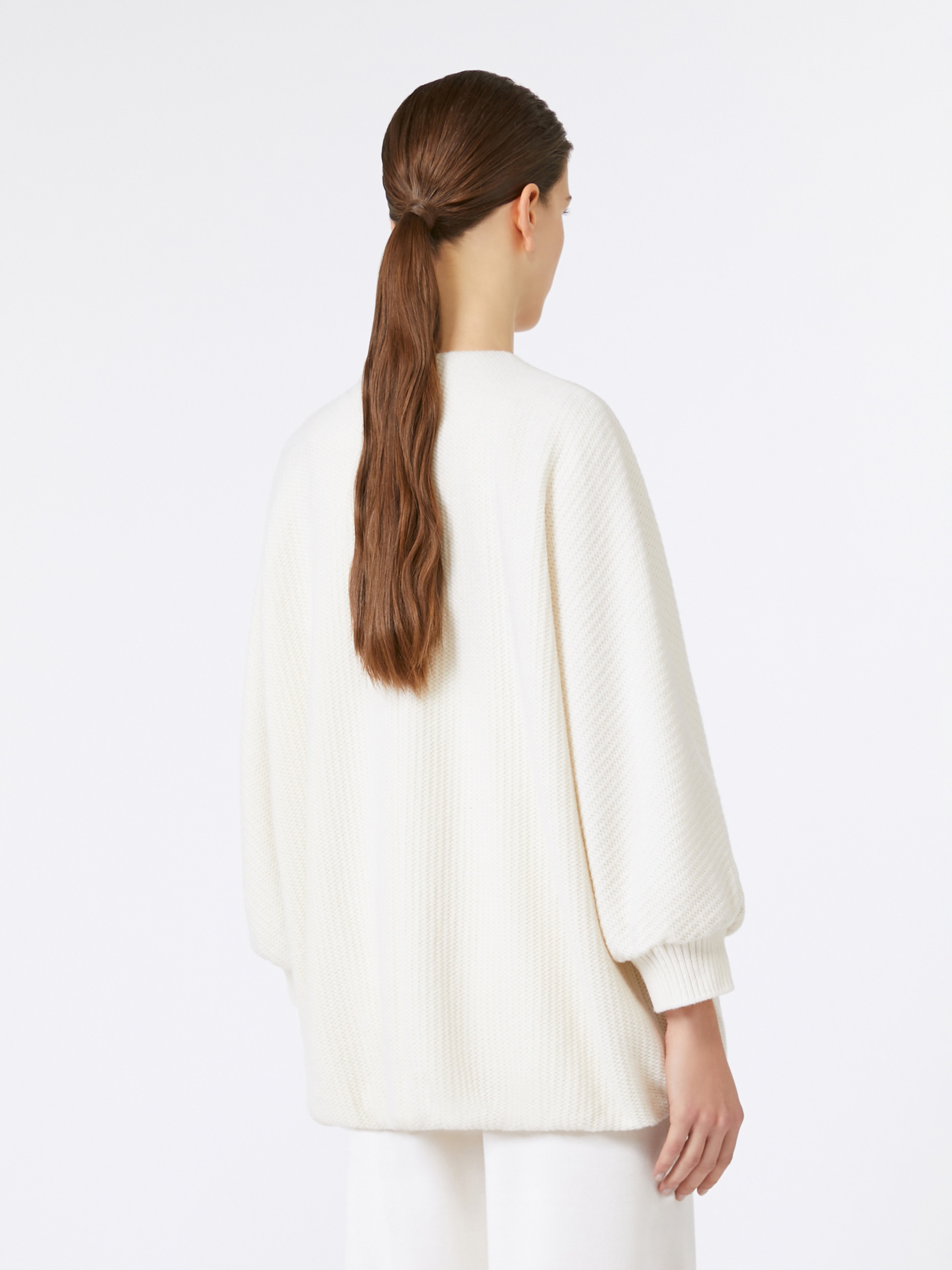 CIRINO Wool and cashmere knit jacket - 4
