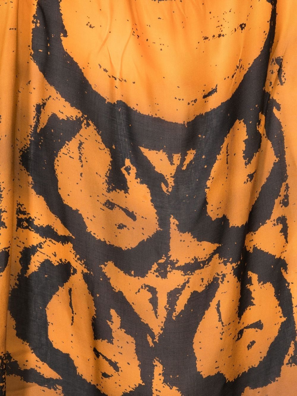 graphic print scarf - 2