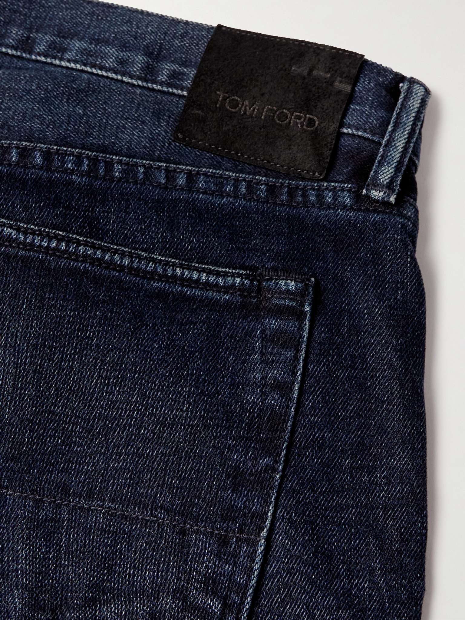 Straight-Leg Garment-Dyed Selvedge Jeans - 5