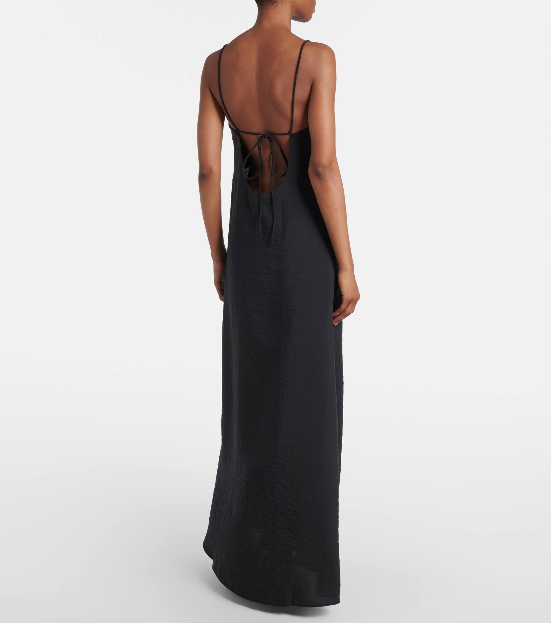 Silk-blend maxi dress - 3