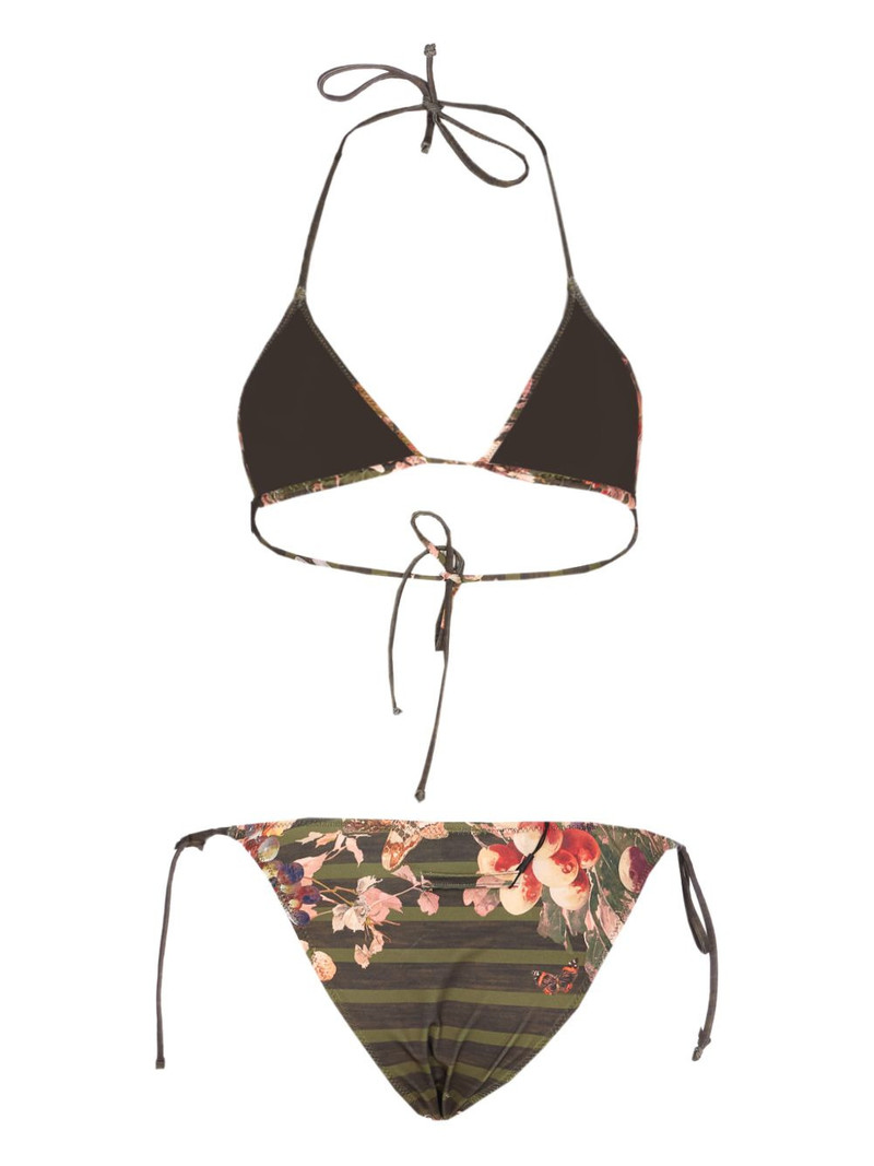 Jean Paul Gaultier floral-print bikini outlook