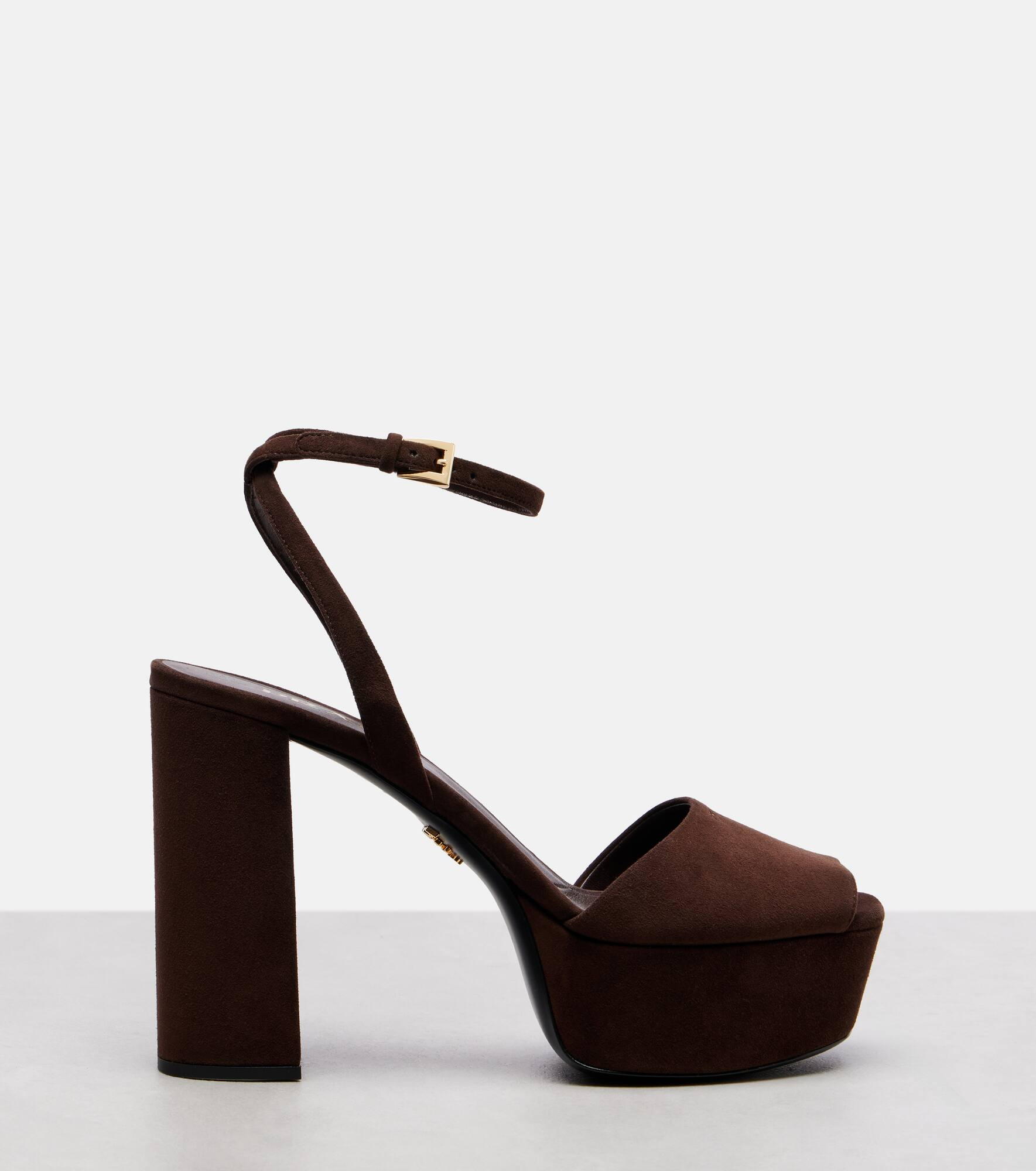 115 suede platform sandals - 4