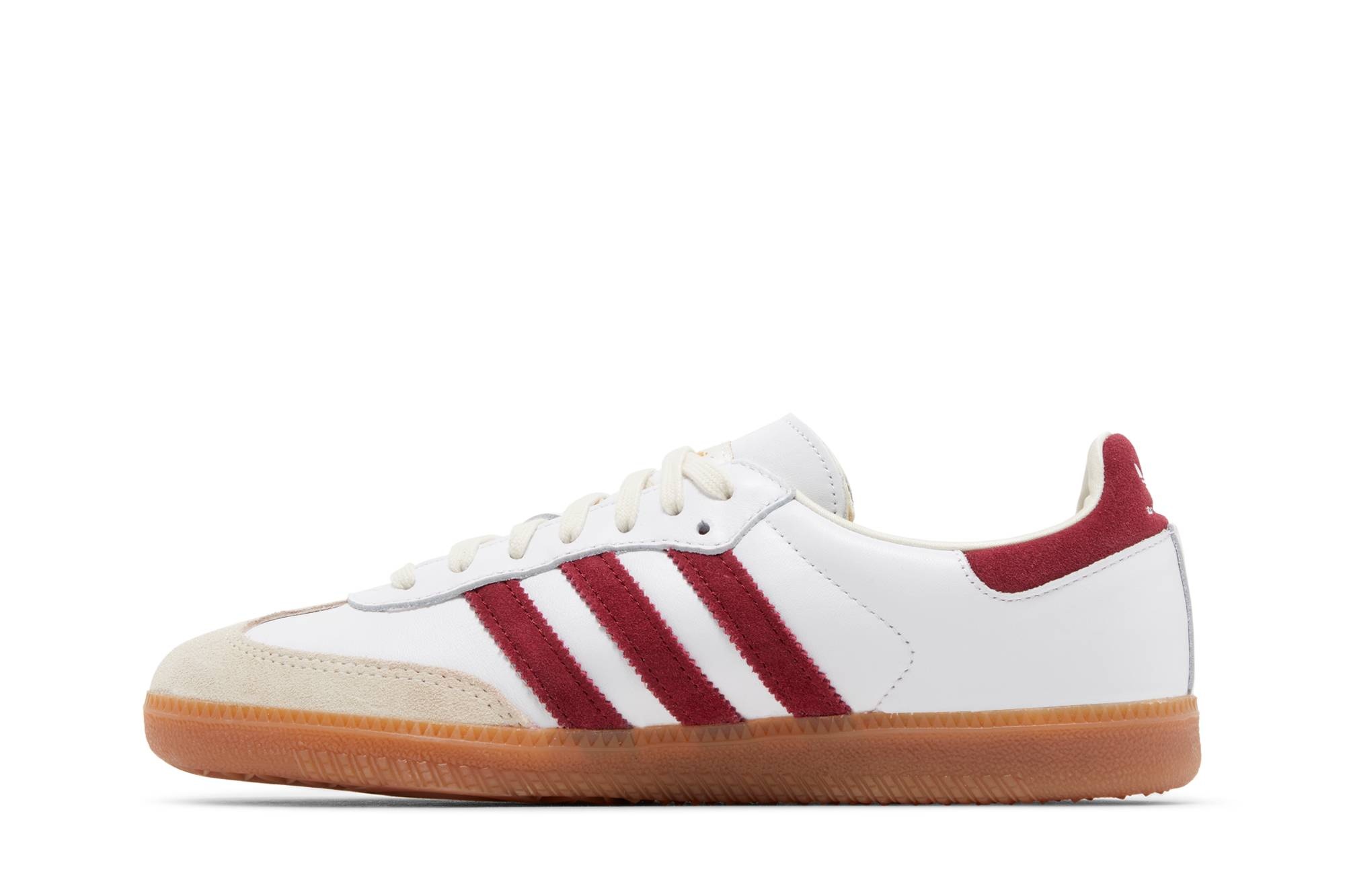 Sporty & Rich x Samba OG 'White Core Burgundy' - 3